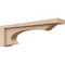 Ekena Millwork 3"W x 18"D x 6"H Thin Emerson Rough Cedar Woodgrain TimberThane Corbel, Primed Tan CORUR03X18X06EMRRCPR - alternate 1